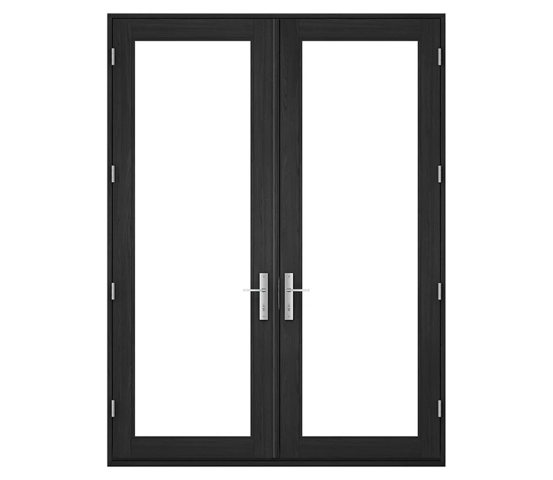 Pella Reserve Contemporary Wood Hinged Patio Door in Scottsbluff